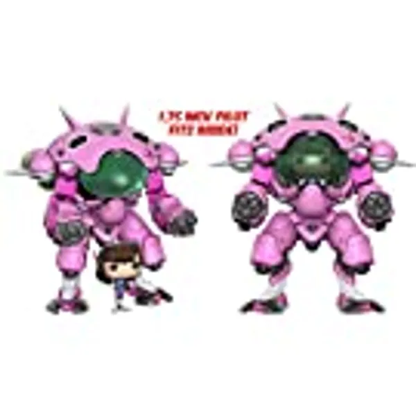 Funko POP Games: Overwatch D.VA & Meka 6" POP and Buddy Toy Figure, 36 months to 1200 months