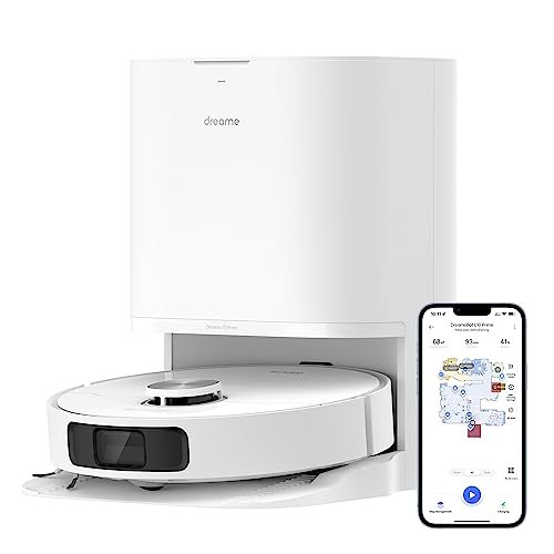 Dreame L10 Prime Robot Aspirapolvere con Sollevamento del Mocio da 7 mm, Mocio Autopulente, Navigazione LDS, Aspirazione 4000Pa, Mappatura 3D, WiFi/APP/Alexa - L10 Prime