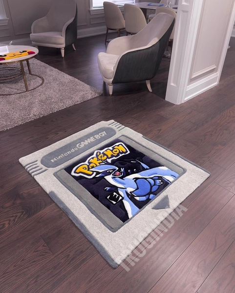 Lugia Pokémon rug handmade tufted / Pokémon rug and décor/custom rug/Anime Rug/custom anime rug