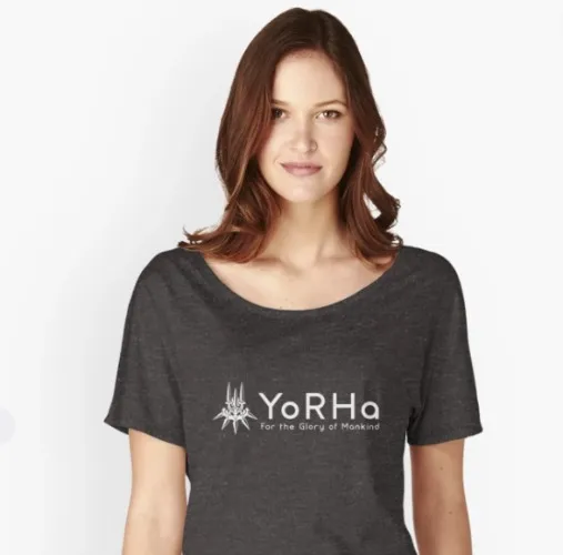 YoRHa - White | Relaxed Fit T-Shirt