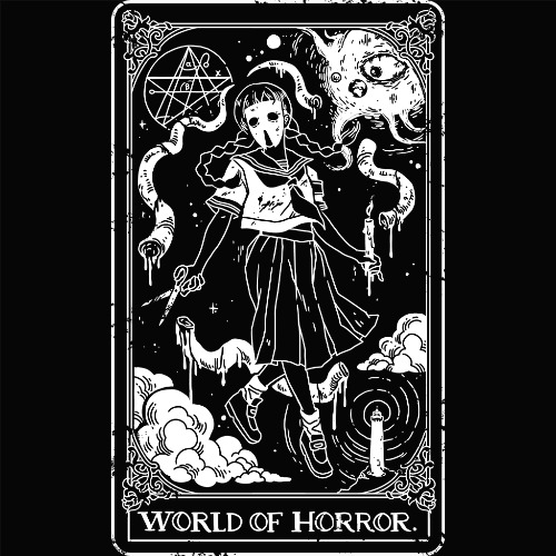 Ominous Tarot Long-Sleeved Shirt | Unisex M / Jet Black