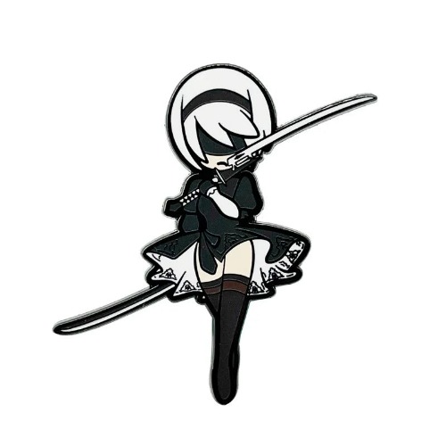Cartoon Themed Enamelled Pin - 1