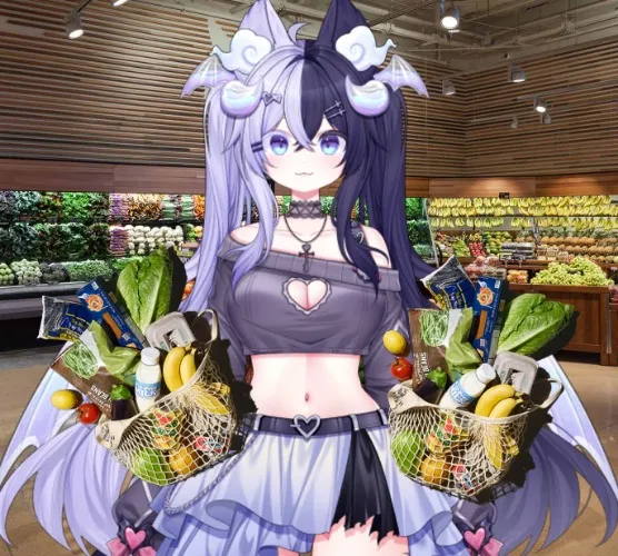 Provide groceries for the gremlin kitsune <3
