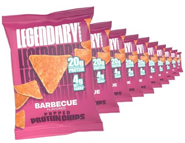 Legendary High Protein BBQ Chips, 10 Bags