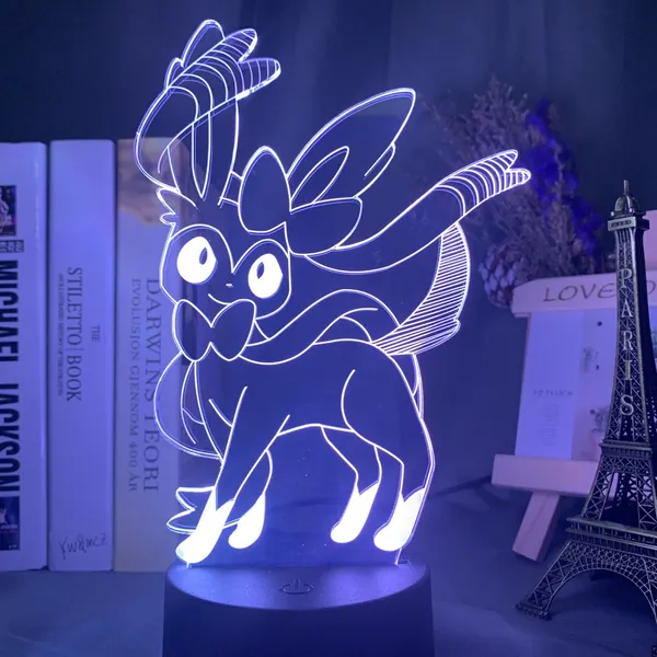 Cute LED Light Night Light Lamp Cute Evolutions - Sylveon
