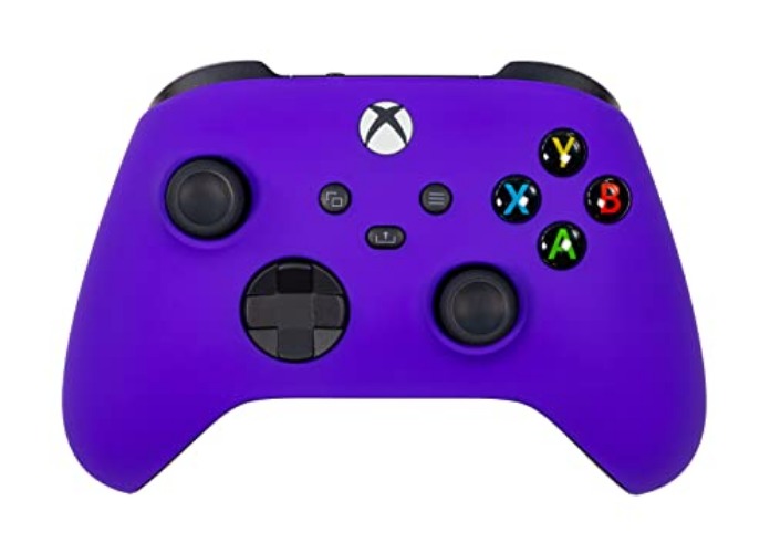 Xbox One Series X S Custom Soft Touch Controller - Soft Touch Feel, Added Grip, Vibrant Purple Color - Compatible with Xbox One, Series X, Series S - PURPLE SX