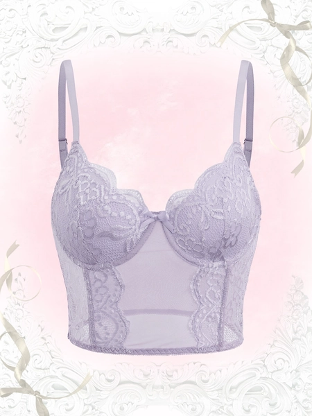 Kawaii Floral Lace Cami Top