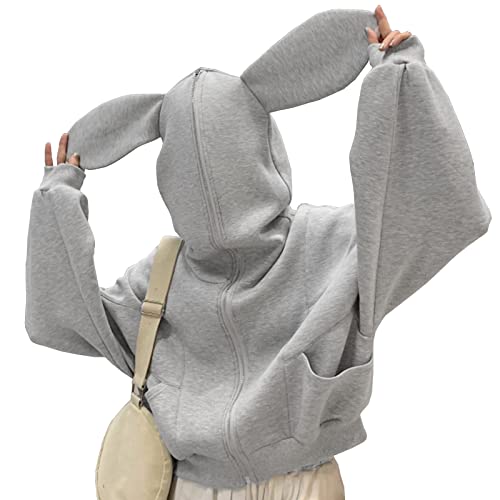 Grey Rabbit Hoodie 
