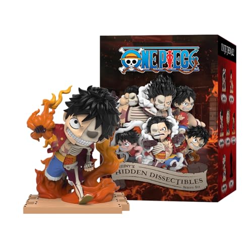Mighty Jaxx - Hidden Dissectibles diseñados por Freeny: One Piece Serie 6 (edición Luffy Gears), Cajas misteriosas con miniaturas coleccionables, Cada Paquete Contiene una Miniatura al Azar