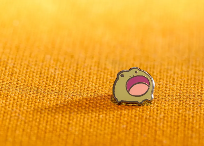 Little Screamin Frog Enamel Pin