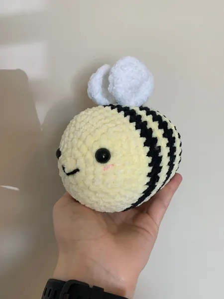 Medium Bee Crochet Plush
