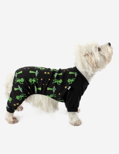 Dogs Alien Pajamas - aliens-black / M