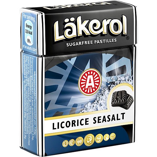 Läkerol Licorice Seasalt 4 x 23 g
