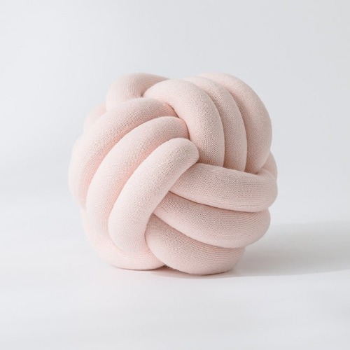 Loose Ball Cushions - Soft Pink / 11.8" x 11.8" (30x30cm)