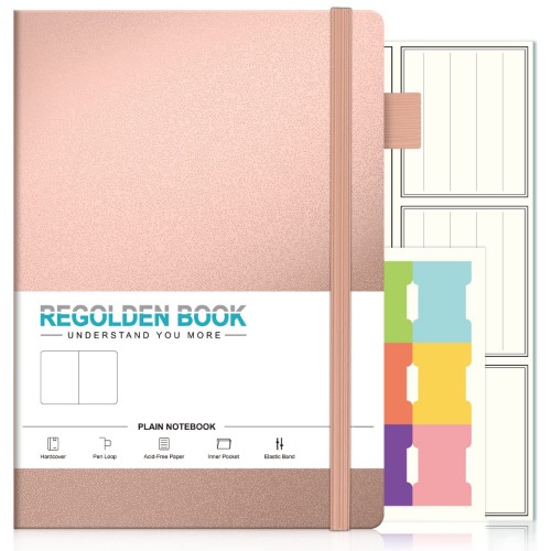 Blank Journal Hardcover Notebook 