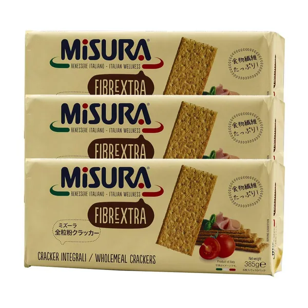 Whole Grain Crackers MiSURA 385g x 3 sets