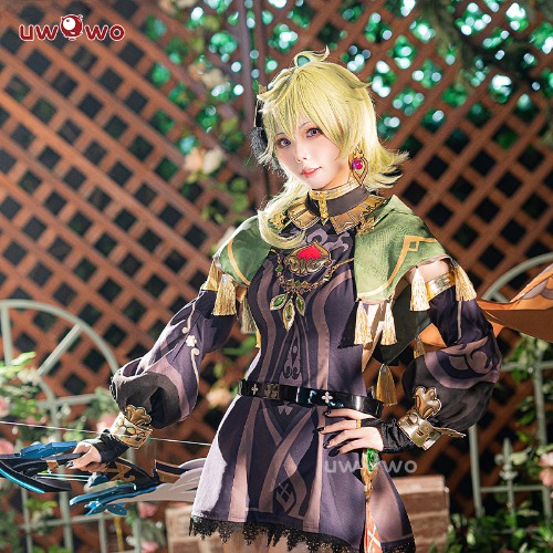 【In Stock】Uwowo Genshin Impact: Collei Girl Sumeru Dendro Avidya Forest Ranger Trainee Cosplay Costume - S