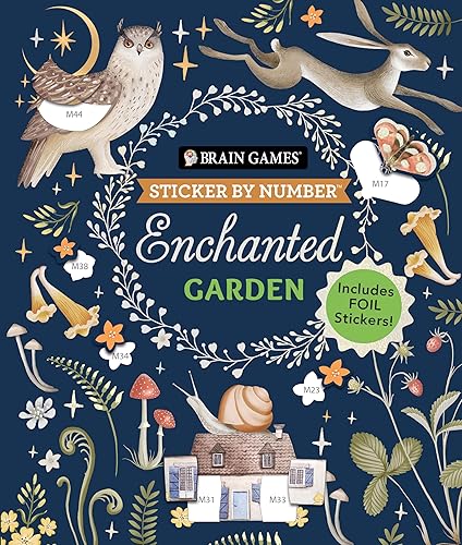 Sticker by Number: Enchanted Garden