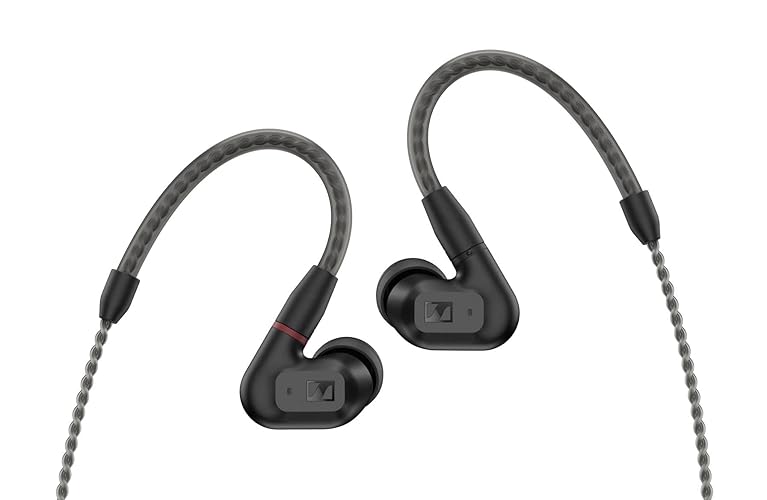 Sennheiser IE 200 Wired Audiophile Stereo Earphones - Corded In-Ear Buds with High Fidelity Superior Clear Sound, True-to-Life Voicing and an Impactful Bass - Black - in-ear