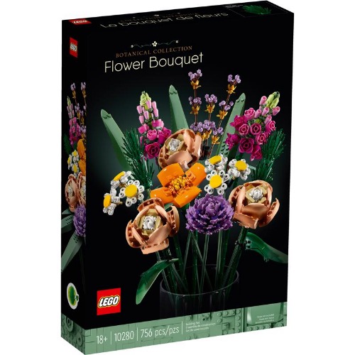 LEGO Flower Bouquet Building Kit ABS Plastic Multicolored 756 pc | Default Title