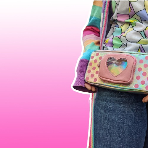 Holographic Bandaid Fannypack- Seconds Sale | Default Title