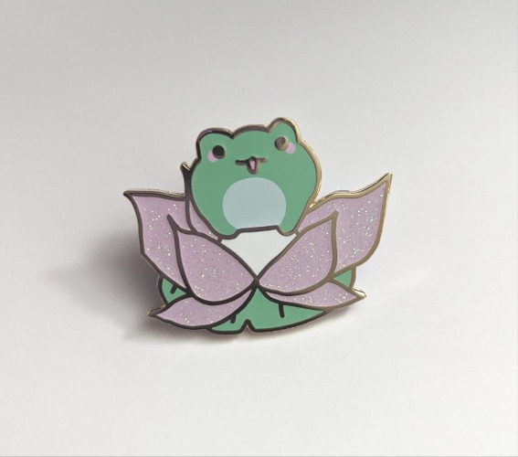 Froggy Glitter Pin | Default Title