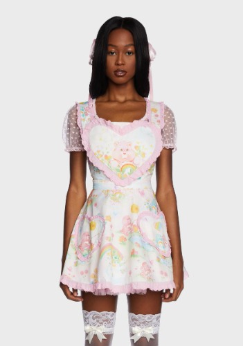 So Tenderhearted Apron Dress | X-Large