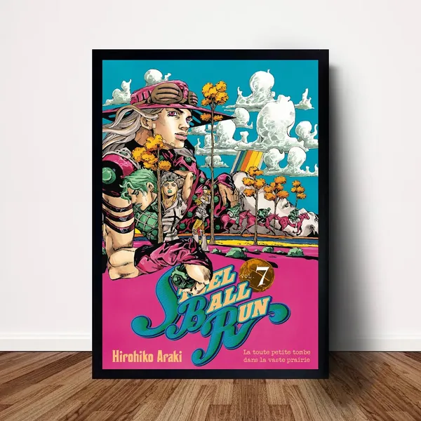 Steel Ball Run Cover Poster Canvas Wall Art Home Decor (No Frame)