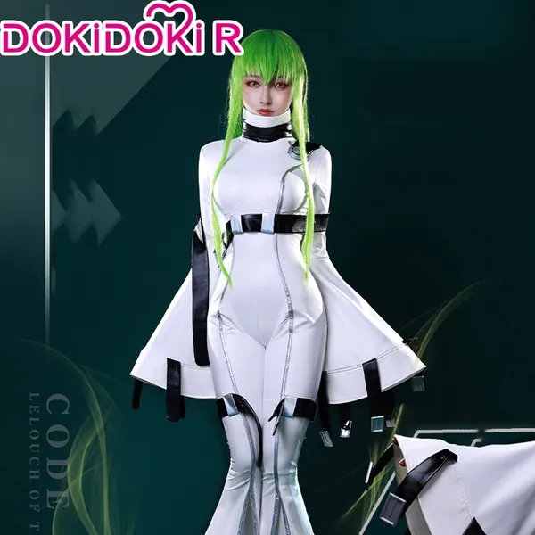 DokiDoki-R Anime Code Geass: Lelouch of the Rebellion Cosplay C.C. Costume Code Geass | M