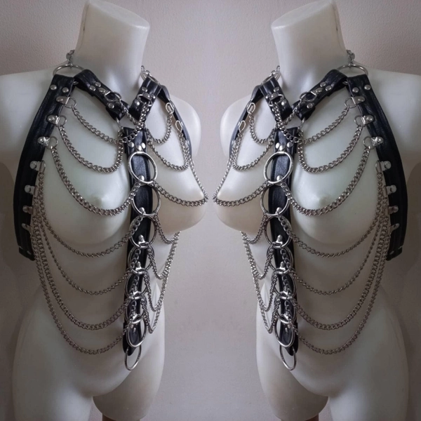 Rib cage chain harness