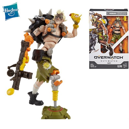 Hasbro Overwatch Ultimates Series Junkrat 6-inch-scale(15cm) Collectible Video Game Character Action Figure With Accessories