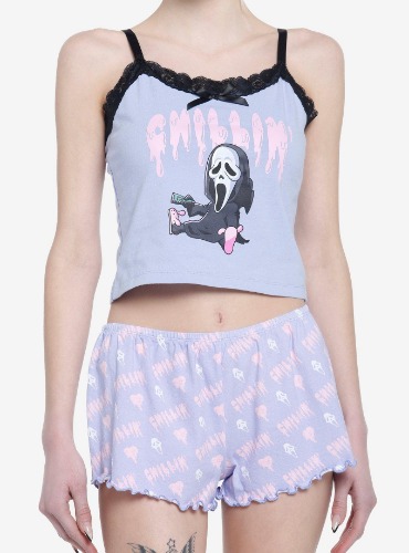 Scream Ghost Face Pastel Girls Lounge Set