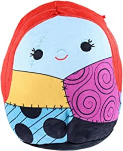 Squishmallow 8" Nightmare Before Christmas Sally - Official Kellytoy Halloween Holiday Plush - Cute and Soft Stuffed Animal Toy - Great Gift for Kids