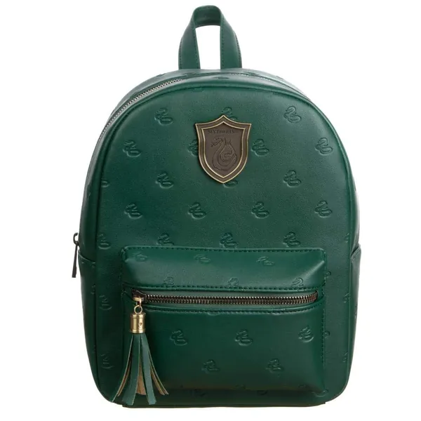 Slytherin Hogwarts House Harry Potter Faux Leather Mini Backpack - Slytherin