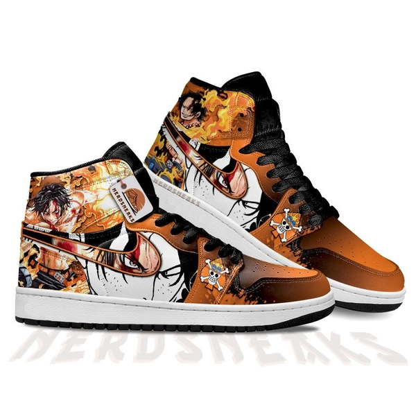 Portgas D. Ace Anime Shoes Custom Sneakers 