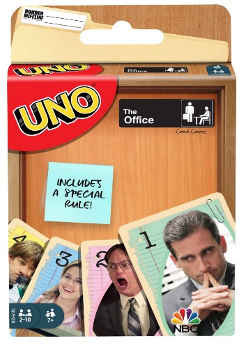 UNO The Office Card Game with 112 Cards & Instructions, Gift for Kid, Adult or Family Game Night, Ages 7 Years & Older - 