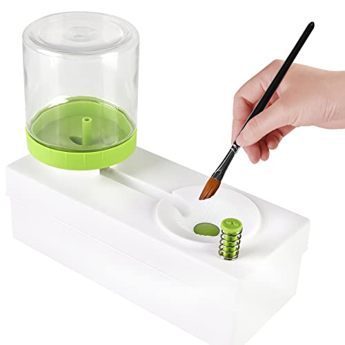 2023 New Paint Brush Cleaner - Brush Rinser,Paint Brush Rinser,Paint Brush Rinser with Drain,Multifunctional Paint Brush Cleaner, Paint Brushes Cleaning Tool for Acrylic Paints - A