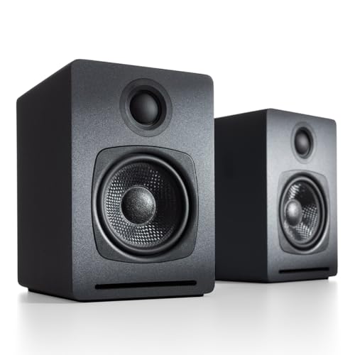 Audioengine A1 60W Wireless Bluetooth Desktop PC Computer Speakers - Gaming, Music and More