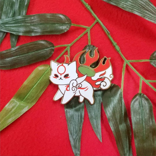 Mystical Creatures Enamel Pins - Amaterasu - Grade B