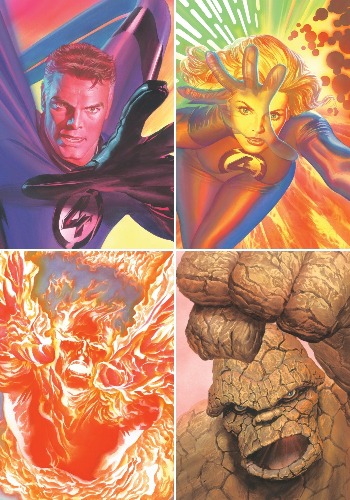 Fantastic Four # 1 Marvelocity Variant Set of 4 | Fantastic Four #1 Marvelocity Set of 4 Signed