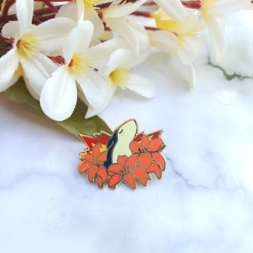 Flowery Big Bois Pokémon Enamel Pins - Typhlosion - Grade A