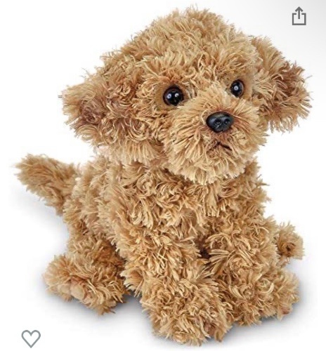 Amazon.com: Bearington Doodles Labradoodle Plush Stuffed Animal Puppy Dog, 13 inch : Toys & Games