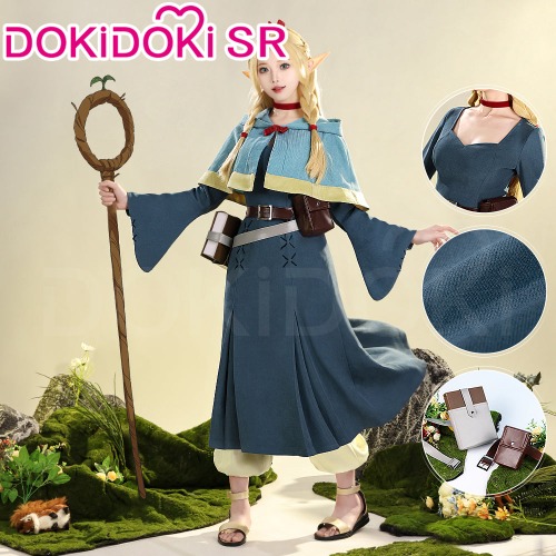 DokiDoki-SR Anime Delicious in Dungeon Cosplay Marcille Donato Costume Dungeon Meshi | M-Order Processing Time Refer to Description Page