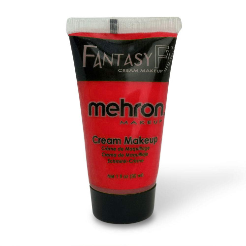 Mehron Makeup Fantasy F/X Water Based Face & Body Paint (1 oz) (RED) - Red