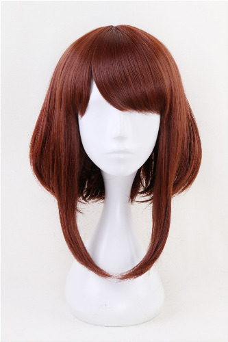 Xingwang Queen Anime Cosplay Wig Short Brown Bob Christmas Party Wigs with free Cap