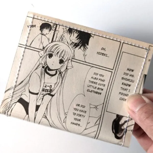 Chobits  Recycle Comic Book Manga Pages Vinyl Wallet | Etsy