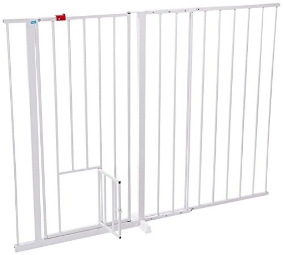 Carlson Maxi Extra Tall Pet Gate, Expands 51-58 Inches Wide - 38 Inch x 37-60 Inch