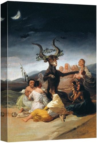 The Sabbath of Witches by Francisco Goya painting