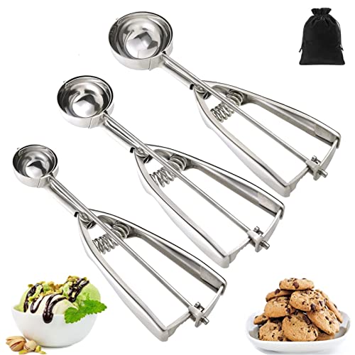 3Pcs Cookie Scoop Set