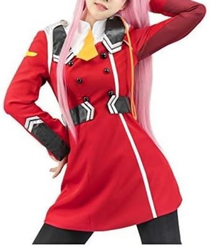 C-ZOFEK Women's US Size Red Dress Cosplay Outfits Anime Uniform Christmas Halloween Costume - Large - Red